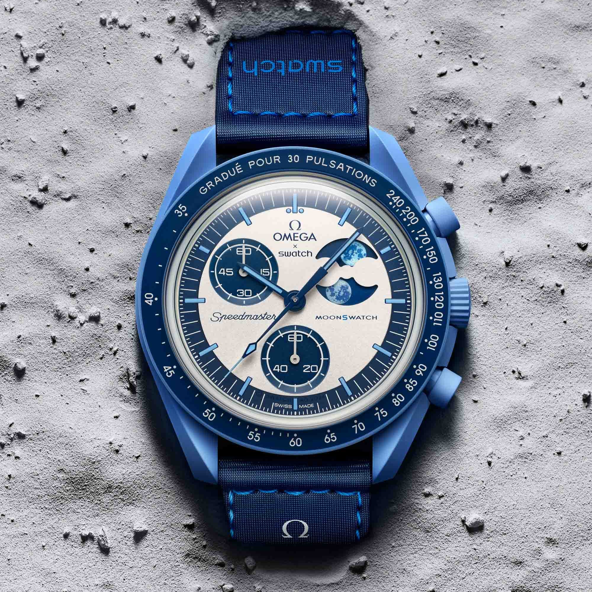 Swatch X Omega MoonSwatch Mission to the Super Blue Moonphase