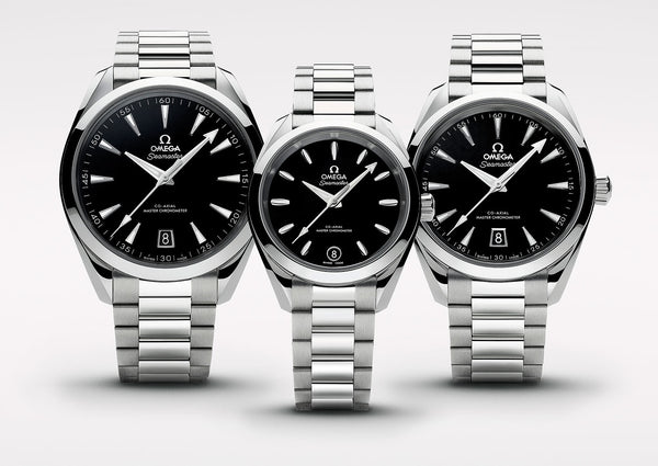 Omega Seamaster Aqua Terra with Black Glossy Dials