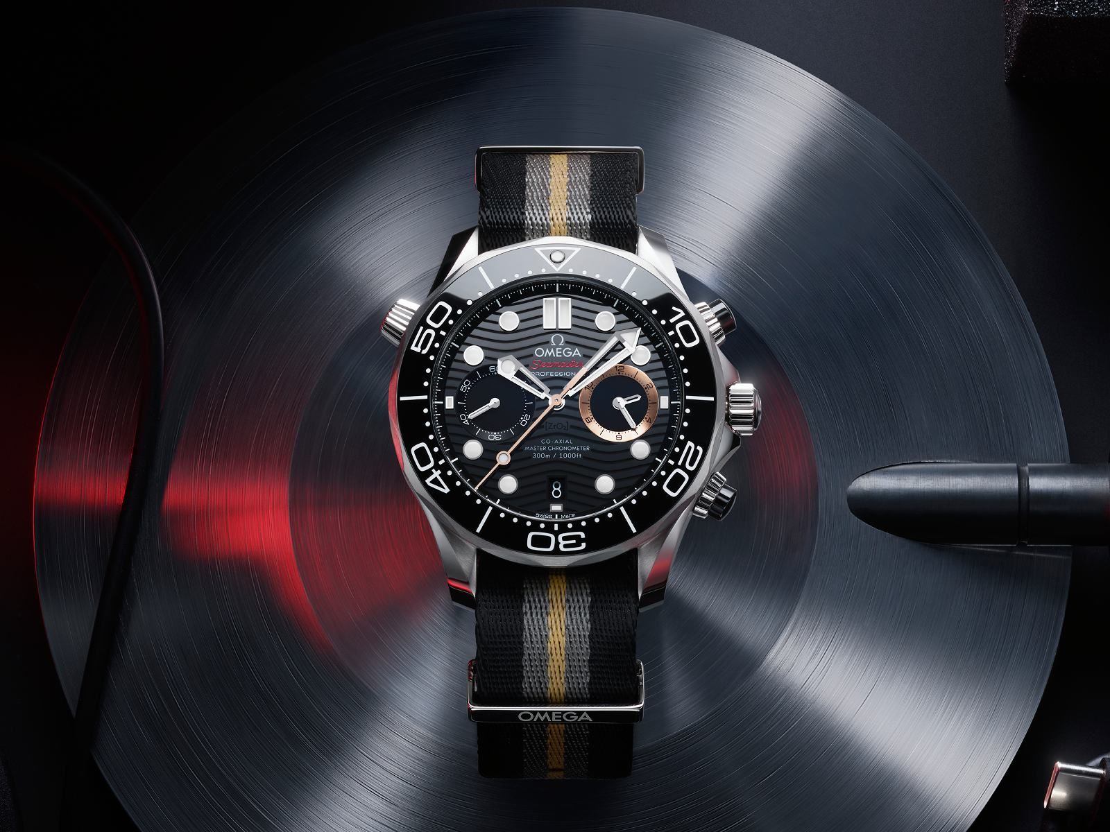 Omega Seamaster Diver 300M Chronograph 007 First Light