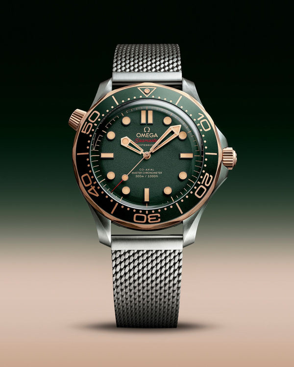 Omega Seamaster Diver 300M No-Date in Titanium & Bronze Gold