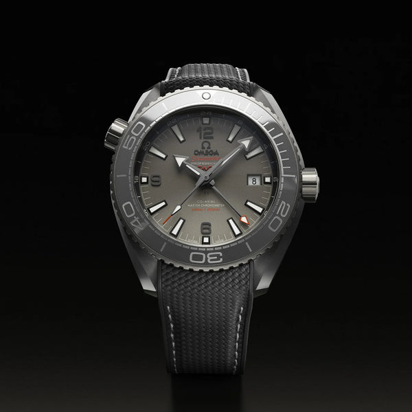Omega Seamaster Planet Ocean Dark Grey GMT Element iN Time NYC
