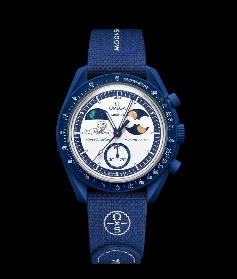 Omega X Swatch Mission to Earthphase Moonshine Gold