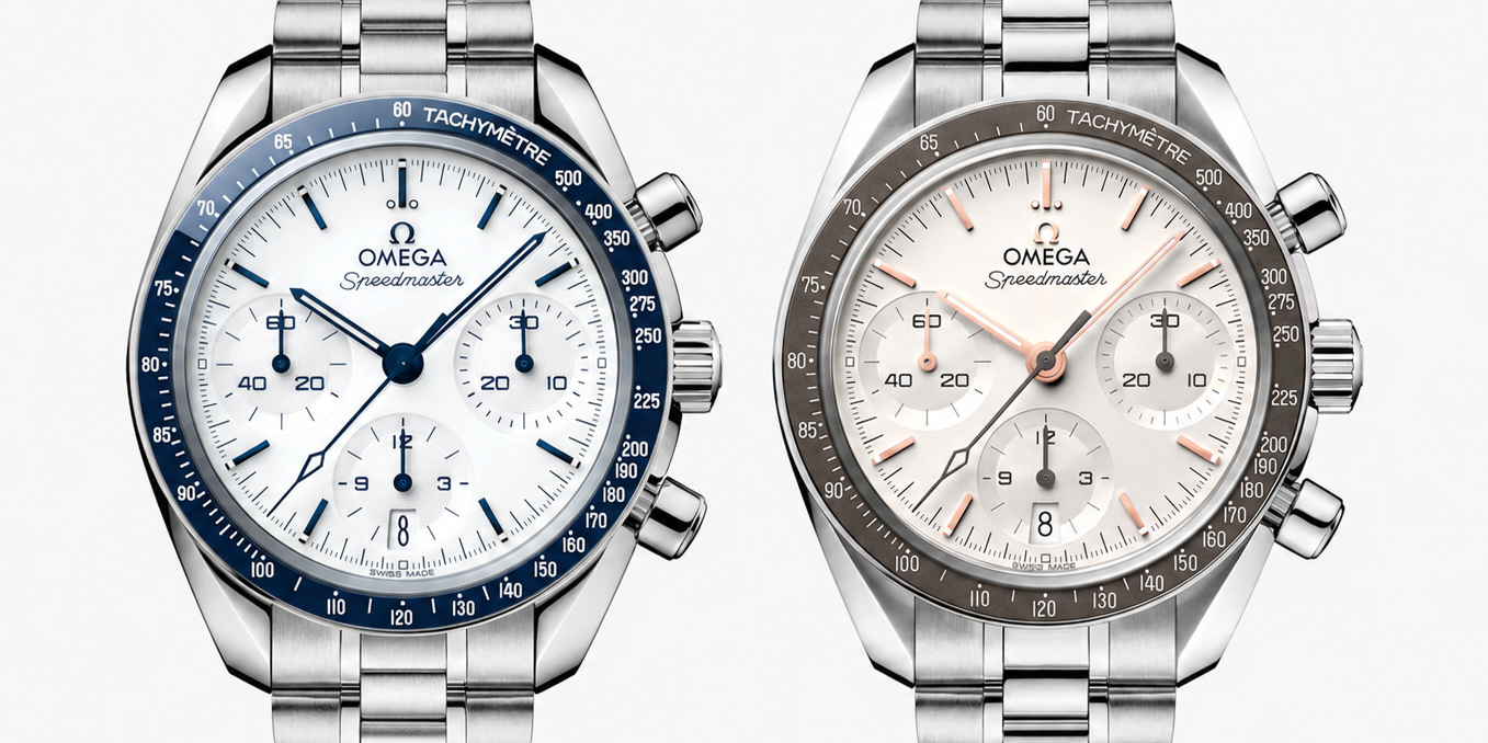 Omega Introduces Two New Steel Speedmaster 38mm Models