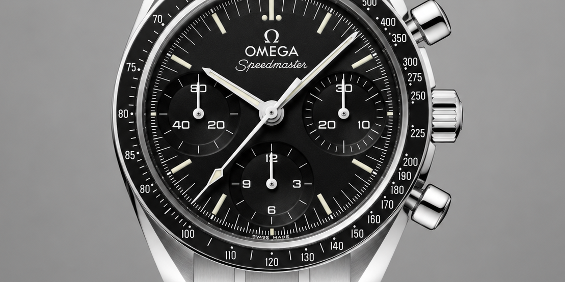 Omega Introduces the New Speedmaster 38mm with a Moonwatch-Inspired Black Dial