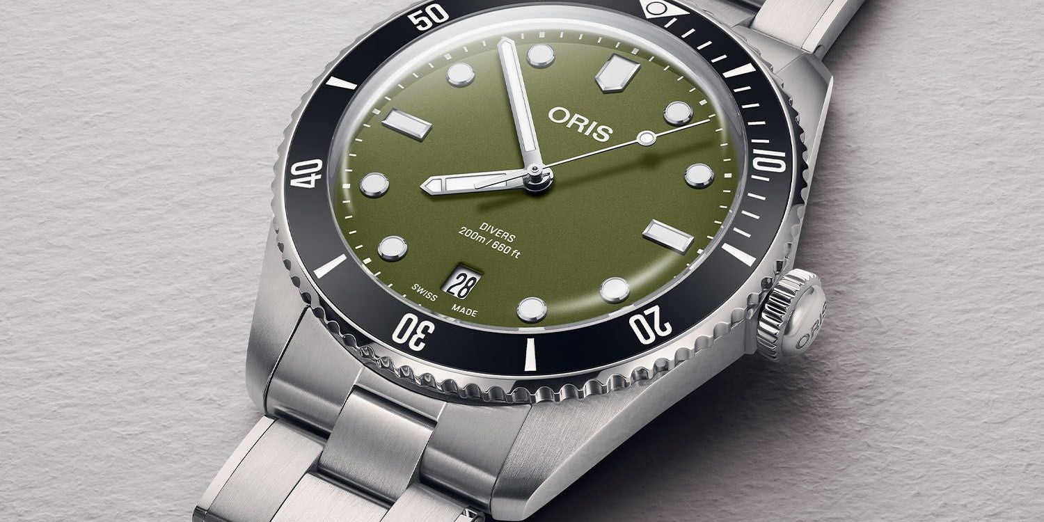 Oris Divers Date Olive Green Dial