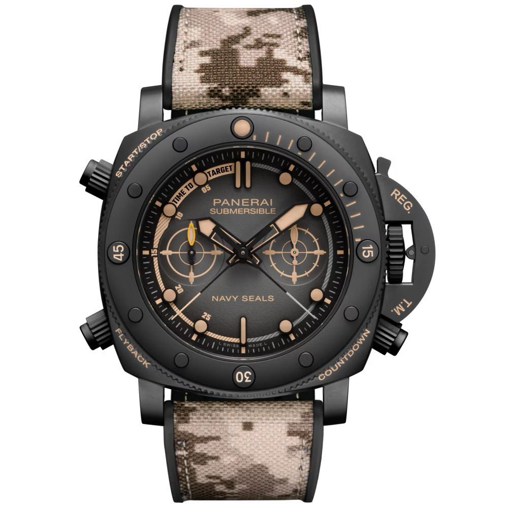 Panerai Submersible Chrono Navy SEALs Titanio