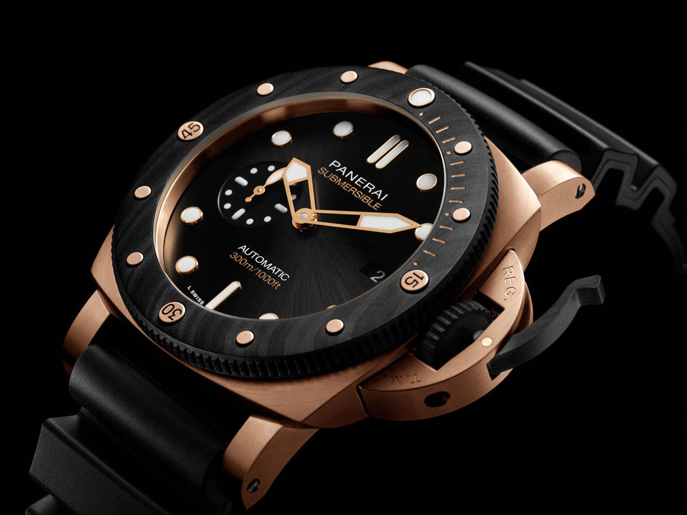Panerai Submersible Goldtech Orocarbo<span class="Apple-converted-space"> </span>