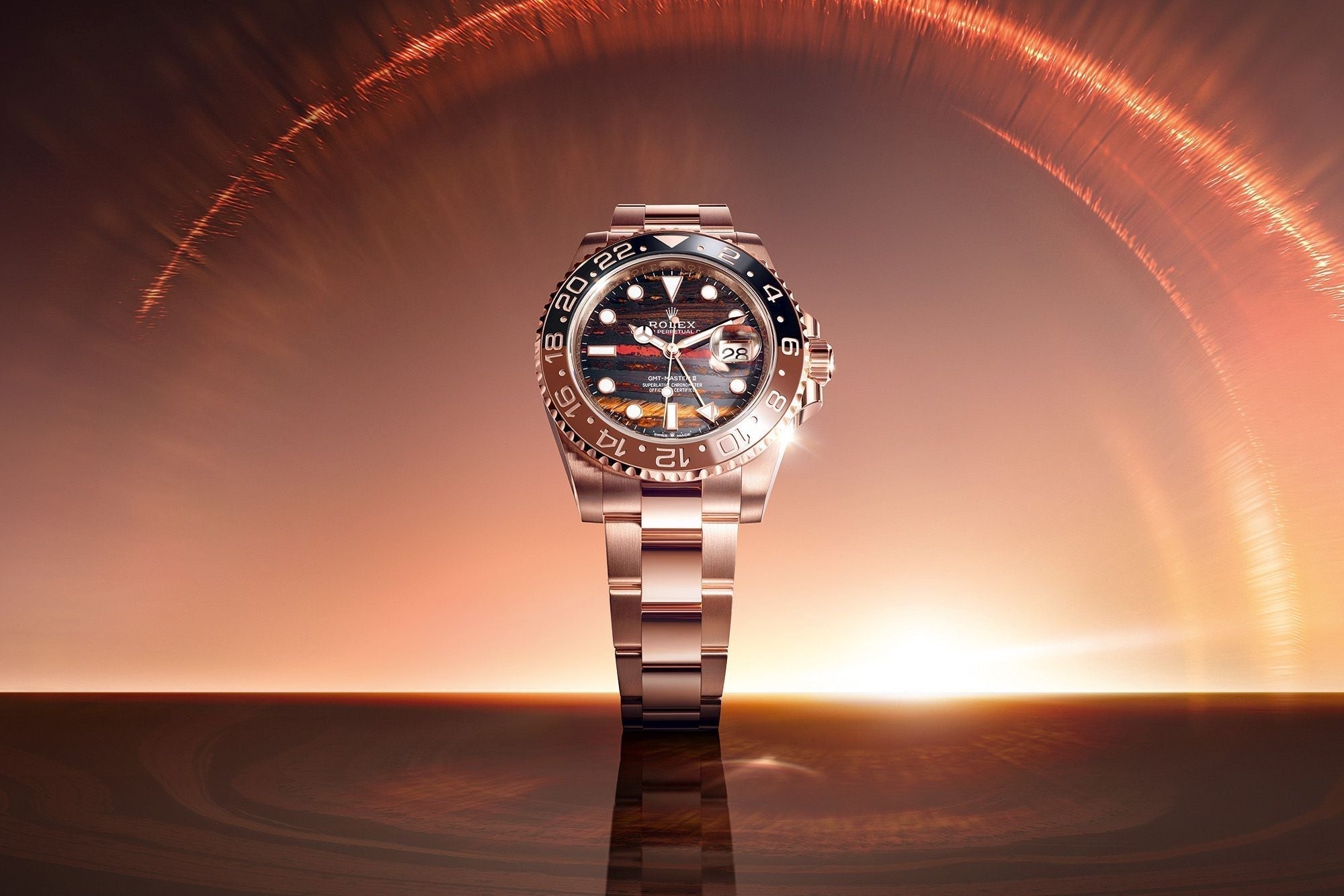 Rolex GMT-Master II with Tiger’s Iron Dial