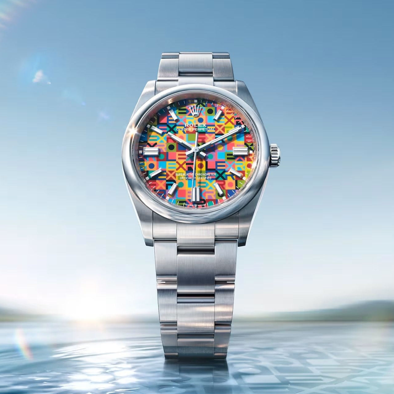 Rolex Oyster Perpetual 36 Multicoloured Jubilee Dial