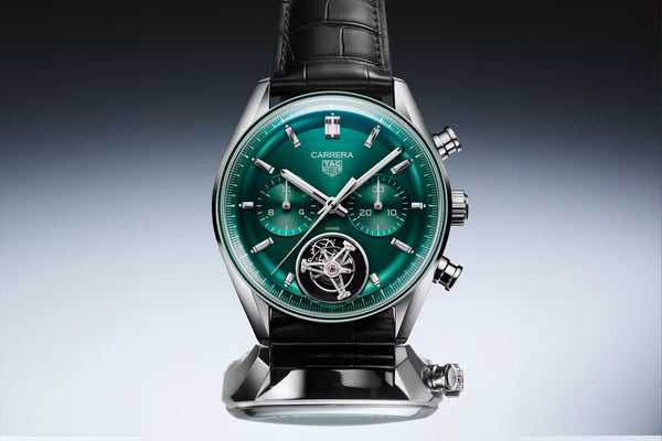 TAG Heuer Carrera Chronograph Glassbox Tourbillon iN Green