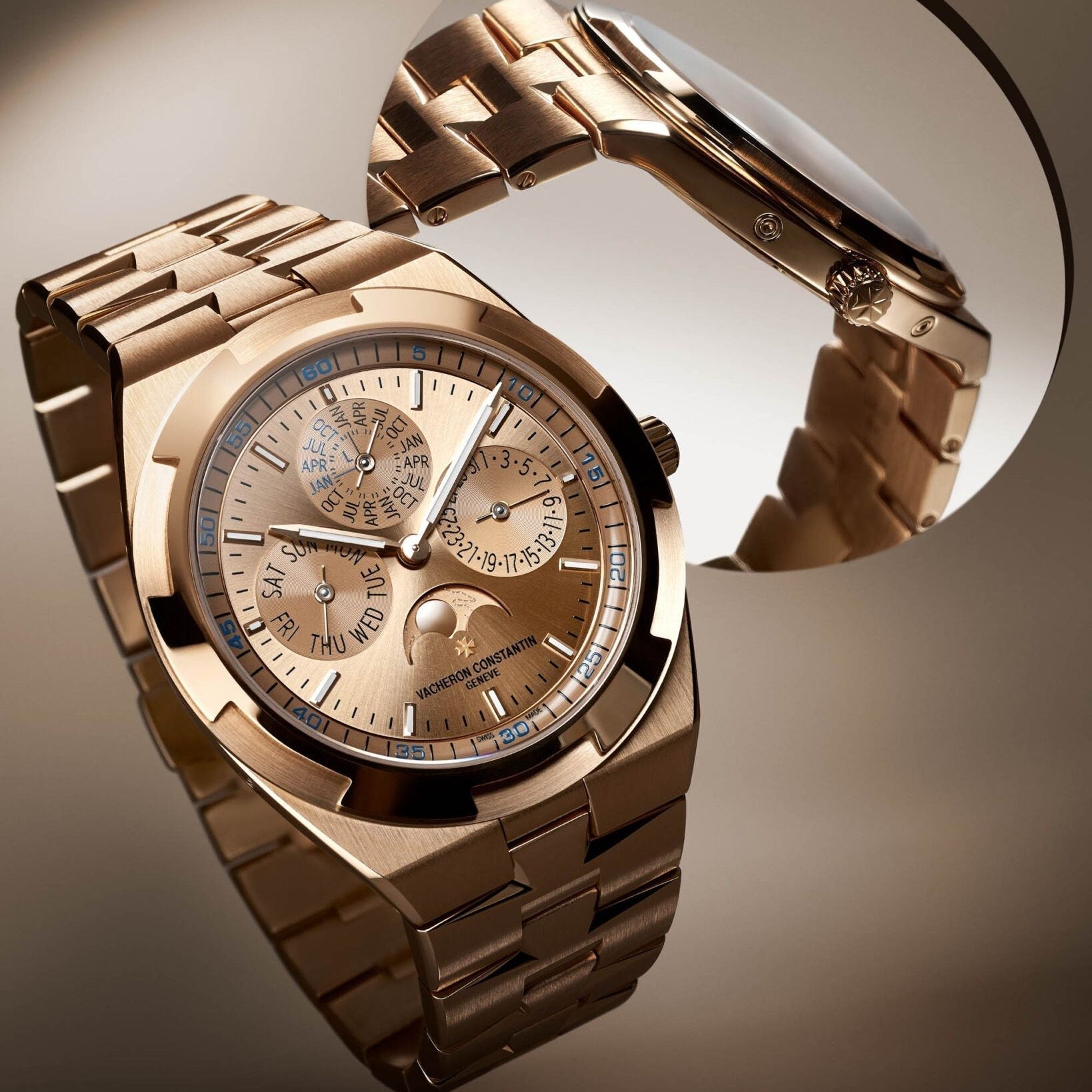 Vacheron Constantin Overseas Perpetual Calendar Ultra-Thin iN Pink Gold