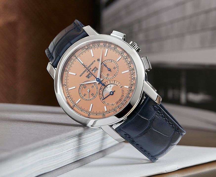 Vacheron Constantin Traditionnelle Perpetual Calendar Chronograph Salmon Dial