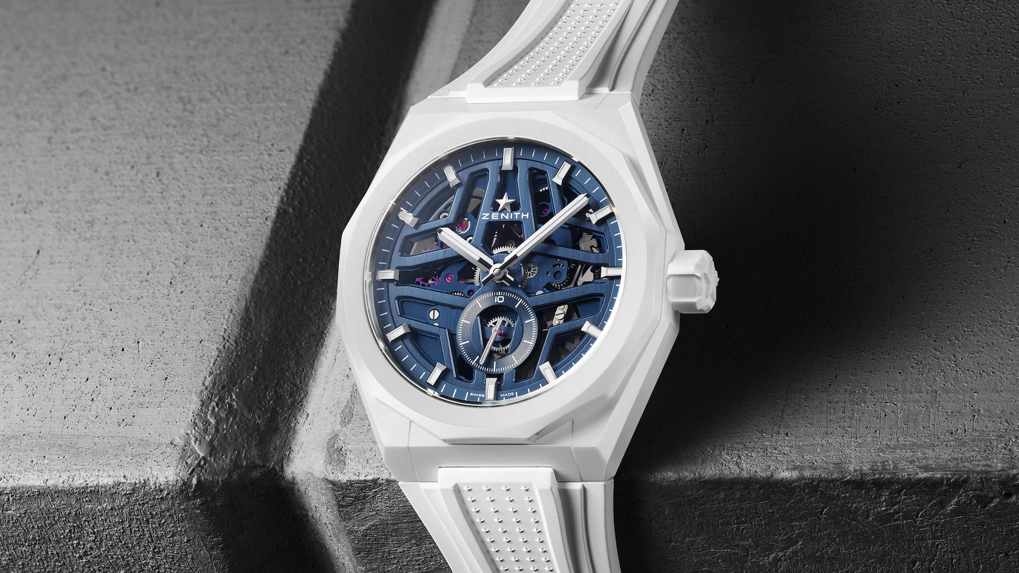 Zenith Defy Skyline White Ceramic Skeleton