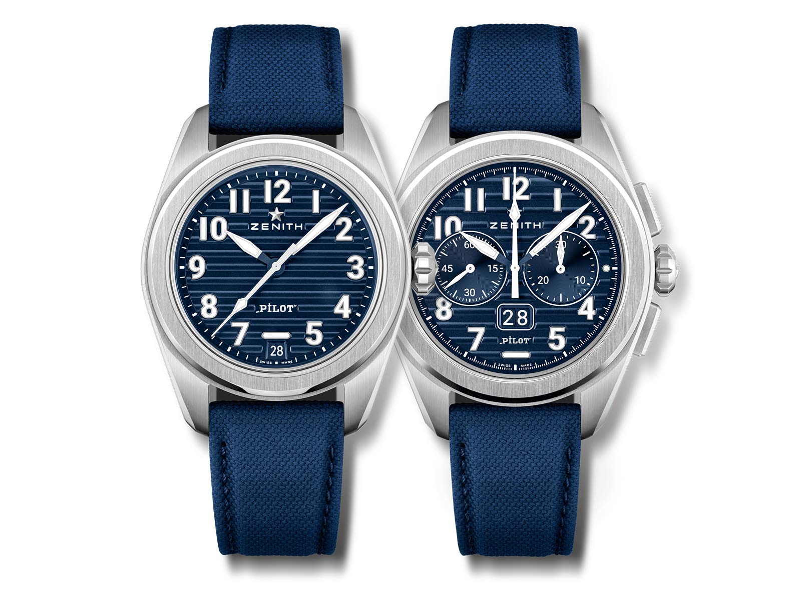 Zenith Pilot Automatic and Pilot Big Date Flyback Boutique Editions ...