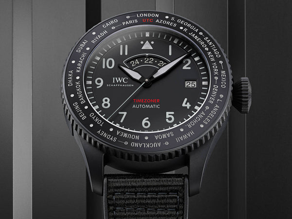 IWC Pilot’s Timezoner TOP GUN Ceratanium