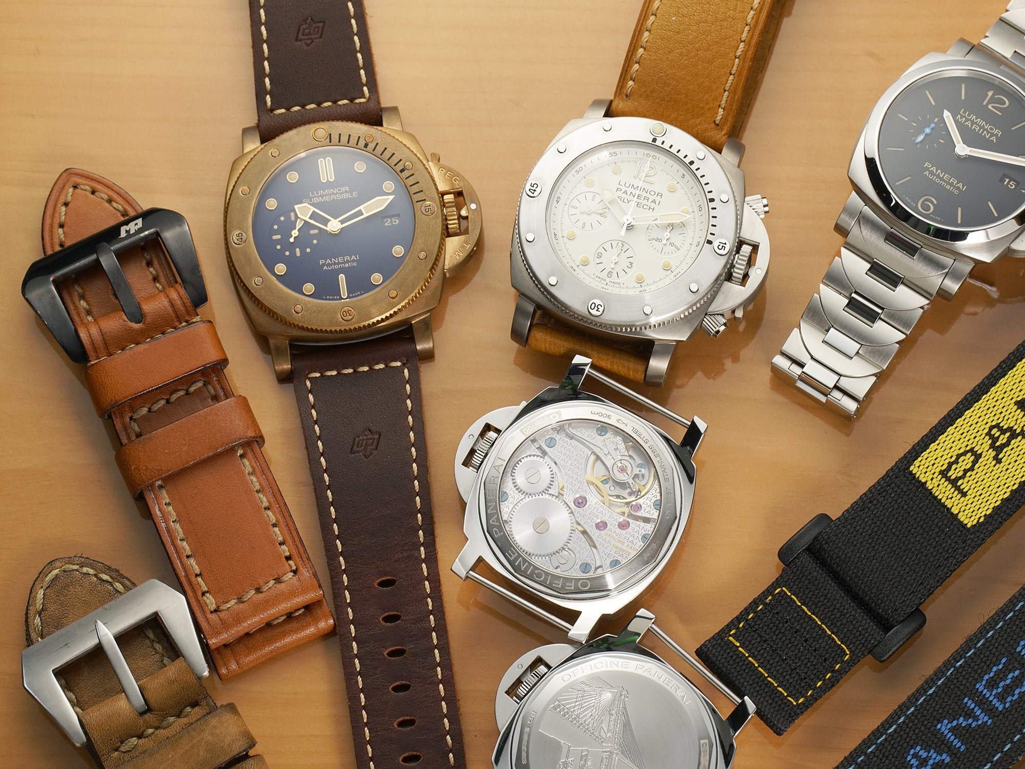 Assortment of Officine Panerai watches