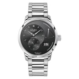 40mm PanoReserve Steel Grey Dial On Bracelet