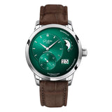 40mm PanoMaticLunar Green Dial On Brown Strap