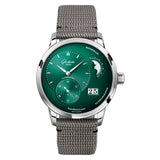 40mm PanoMaticLunar Green Dial On Grey Synthetic Strap