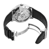 40mm PanoMaticLunar Steel Silver Dial On Black Strap