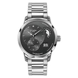 40mm PanoMaticLunar Grey Dial On Steel Bracelet