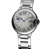 36mm Moonphase Steel Silver Dial Auto 2018