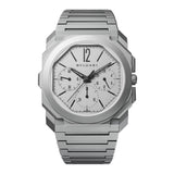 42mm Finissimo Gray Dial Chrono GMT Titanium