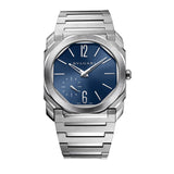 40mm Finissimo Blue Lacquered Dial Stainless Steel