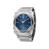40mm Finissimo Blue Lacquered Dial Stainless Steel