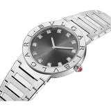 33mm Stainless Steel Anthracite Diamond Dial