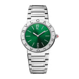 33mm Stainless Steel Green Dial