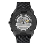 42mm Roma Steel DLC Black Dial Chronograph