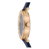 38mm 18k Rose Gold Blue Marble Dial