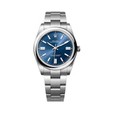41mm No-Date Bright Blue Index Dial