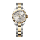 28mm Steel & Yellow Gold Silver Index Dial Oyster Bracelet