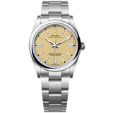 36mm No-Date Stainless Steel Beige Index Dial