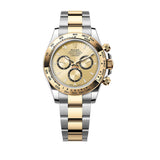 40mm Steel and 18k Yellow Gold Champagne Dial Oyster Bracelet