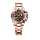 40mm 18k Everose Gold Chocolate & Black Dial Oyster Bracelet