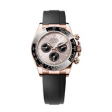 40mm 18k Everose Gold Sundust and Black Dial Oysterflex