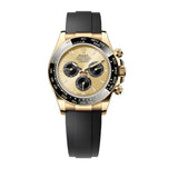 40mm 18k YG Golden and Bright Black Dial Oysterflex
