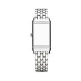 20mm Quartz Stainless Steel Reverso One Monoface Silver Dial On Bracelet