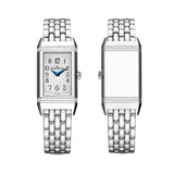 20mm Quartz Stainless Steel Reverso One Monoface Silver Dial On Bracelet