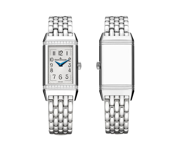 20mm Quartz Stainless Steel Reverso One Monoface Silver Dial On Bracelet