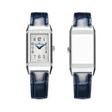 20mm Quartz Stainless Steel Reverso One Monoface Silver On Strap