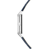 20mm Quartz Stainless Steel Reverso One Monoface Silver On Strap