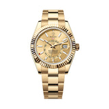 42mm 18k Yellow Gold Champagne Dial Caliber 9002
