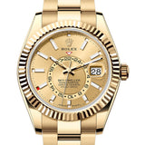 42mm 18k Yellow Gold Champagne Dial Caliber 9002