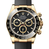 40mm 18k YG Ceramic Bezel Black Dial Oysterflex NEW CALIBER