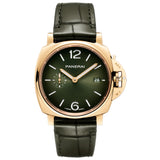 42mm Due 18k Yellow Gold Green Sun-Brushed Dial