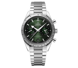 41mm Green Dial Chronograph Stainless Steel Bracelet